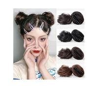 Messy Hair Bun Claw Clip in Hair Bun Messy Curly Chignon Extension Scrunchie Synthetic Hairpiece(101)