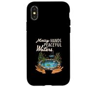 Messy Hands Peaceful Waters Pond Builder Case for iPhone X/XS