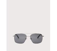 MESSYWEEKEND Mens Frank Sunglasses - Colour: Black-Grey Lens - Size: One Size