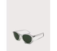 MESSYWEEKEND Mens Hobbes Sunglasses - Colour: Crystal-Green Lens - Size: One Size