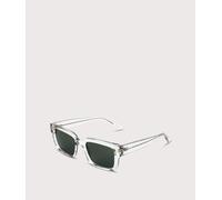MESSYWEEKEND Mens Louie Sunglasses - Colour: Crystal-Green Lens - Size: One Size