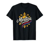 Mestiza - Half Filipino - Philippine Flag - Filipina Women T-Shirt