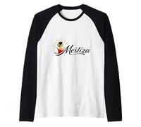 Mestiza Pride - Filipino & American Heritage Design Raglan Baseball Tee