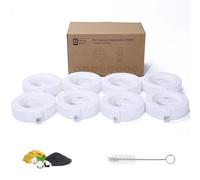 Mestrol 8 Pack Replacement Filter for RIZZARI Automatic Pet Waterer Dispenser, Pet Water Fountain Filter