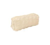 Mesuaeso Pencil Cases Creative Nice Pencil Case with Zipper Cute Multifunctional Pen Bag School Supplies Desktop Stationery Clear(Beige)