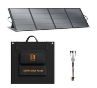 Mesuvida 400W Portable Folding Solar Panel, ETFE Coated IP68 Waterproof, 40V MC4 Output for Power Station, RV, Camping, Off-Grid & Emergency Backup