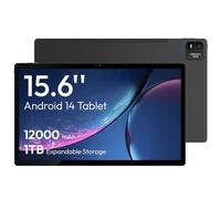 MESWAO 15.6 inch tablet, MES-B3 Android 14 large tablet with IPS display, Helio G99 octa-core, 6GB RAM+128GB ROM (1TB TF) tablet, 12000mAh, BT5.0, 2.4G/5G WiFi, 32MP camera