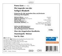 Meszar:Peckova:Carl St. Clair - Liszt - Die Legende von der Heiligen Elisabeth