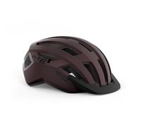 MET - Allroad Leisure Cycling Helmet In Burgundy Size Small (52-56 cm)