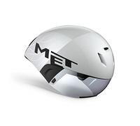 MET - Codatronca Road Cycling Helmet in White / Silver Size Small (52-56 cm)