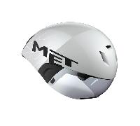 MET - Codatronca Road Cycling Helmet in White / Silver Size Small (52-56 cm)