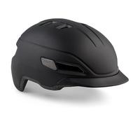 MET Corso Cycling Helmet Black Matte Large Urban Commuting 58-62cm