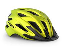 MET Crossover Mips Urban Cycling Helmet Lime Yellow Metallic / Matte