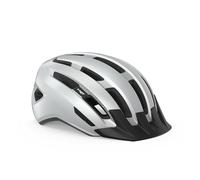 MET - Downtown Leisure Cycling Helmet In White Size Medium/Large (58-61 cm)