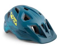 MET Eldar Mips Youth MTB Mountain Cycling Helmet Petrol Blue Camo / Matt
