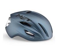MET Manta MIPS Aero Road Cycling Helmet, Matt Navy Silver, Size 52-56cm