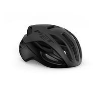 MET Rivale MIPS Road Cycling Helmet, Matt Glossy Black, Size 56-58cm