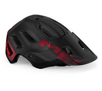 MET Roam Mips MTB Mountain Bike Helmet Black Red Metallic / Matt Glossy