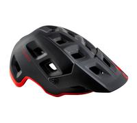 MET Terranova MIPS Mountain Bike Helmet - Black Red / Matt Glossy / Small / 52cm / 56cm