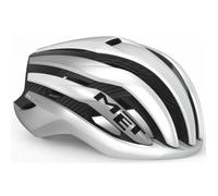 MET Trenta 3K Carbon MIPS Helmet - Large, White Silver Metallic Matt