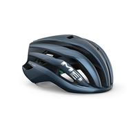 MET Trenta MIPS Perforamce Road Cycling Helmet, Matt Navy Silver, Size -56-58cm