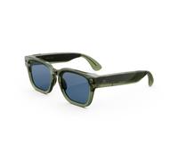 Meta Fury Racing Green | AI glasses for women, men - Meta AI, 12MP camera, live translate - 3K HD resolution - 8+ hour battery - Light Blue Atlantic lenses