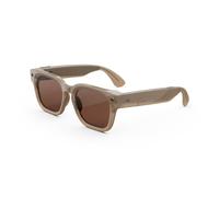 Meta Fury Sandstone | AI glasses for women, men - Meta AI, 12MP camera, live translate and more - 3K HD resolution - 8+ hour battery - Dark Amber lenses