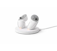 Meta Quest Compact Charging Dock - Works with Meta Quest 3/3S - Extended headset charging cable - Wireless charging for Touch Plus controllers