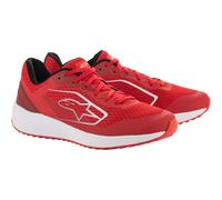 Alpinestars Meta Road Shoes - Lightweight Motorcycle Touring - Red/White 44