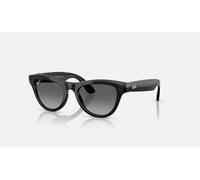 Ray - Ban Unisex Meta RW4014 Skyler 601/T3 Sunglasses Injected Black Grey Geometric Polarized Shaded