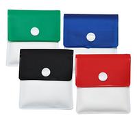 Meta-U Pocket Ashtray Pouch- Fireproof PVC-Odor free-Portable Compact- Assorted Color- pack of 4