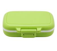 Meta-U Small Pill Box Supplement Case for Pocket or Purse - 3 Removable Compartments Travel Medication Carry Case - Daily Vitamin Organizer Box 1 pcs