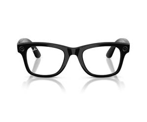 Meta Wayfarer Gen 2 Shiny Black Transitions Graph Green