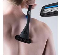 Metablade Back Shaver for Men - Long Handle Back Hair and Body Shavers - Replaceable Ultra Wide Blades, DIY Shave Wet or Dry