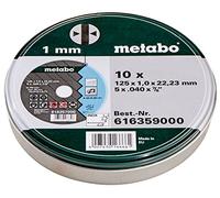 Metabo 10 Cutting discs Quality class A 60-R "SP" 125x1.0x22.23 Inox, TF 41 (616359000)