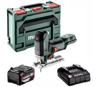 Metabo 18v Jigsaw Brushless Cordless Jigsaw ST 18 LT 130 BL metaBOX x1 5.2AH