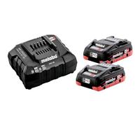 Metabo 2 x LiHD Battery 4.0Ah SE 685191000 with Battery and LiHD Charger 18V 4Ah