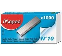 MAPED Pack of 6 Boxes of 1000 No10 Staples Zinc Plated