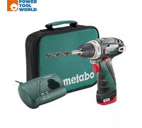 Metabo PowerMaxx 12V Cordless Drill/Screwdriver with 2.0Ah Battery & Soft Bag