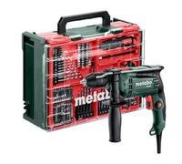Metabo 600742710 SBE 650 240V Percussion Drill Mobile Workshop with Accessory Set