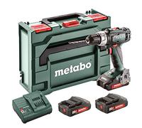 METABO 602317540 - Battery Hammer Drill 18 V / 3 x 2.0 Ah Li-Ion SB 18 L - Chuck 13 mm with Case