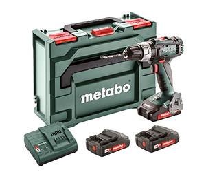 METABO 602317540 - Battery Hammer Drill 18 V / 3 x 2.0 Ah Li-Ion SB 18 L - Chuck 13 mm with Case