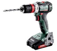 Metabo 602327500 Cordless Drill BS 18 L BL Q 18 V, 2X 2 Ah Li-Ion Batteries, Brushless, Tool Quick Change Function, Includes Charger, in Case, Max. Torque: 25 Nm (Soft) / 60 Nm (Hard)