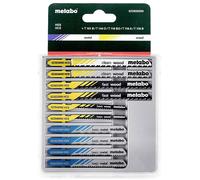 Metabo 623600000 Jigsaw blade set 10-piece for wood metal plastic