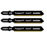 Metabo 623663000 Expert Inox Jigsaw Blades 57mm 1.4mm Pack Of 3