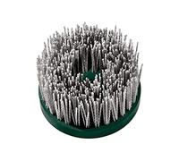 Metabo 623742000 P80 Nylon Wheel Brush, Green, 130 mm M14 | Nylon brush with silicon carbide bristles for deburring and structuring, 50 mm trim height, max. 19 m/s speed