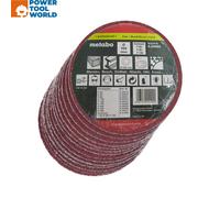 Metabo 624066000 Orbital Hook & Loop Assorted Sanding Sheets 150mm x 25 Pcs