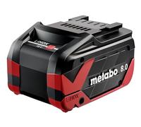 Metabo 624975000 LiHDX Battery Pack, 18V 8.0 Ah | The new standard for performance when working with battery power: LiHDX high power battery packs with tabless technology