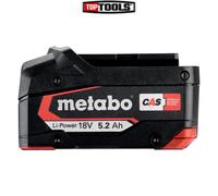 Metabo 18V Li-Power Slide On Power Tool Battery - 5.2Ah