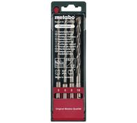 Metabo 625580000 Carbide Hammer Drill Bit Set 4-pc, 5-10mm, SDS-Plus